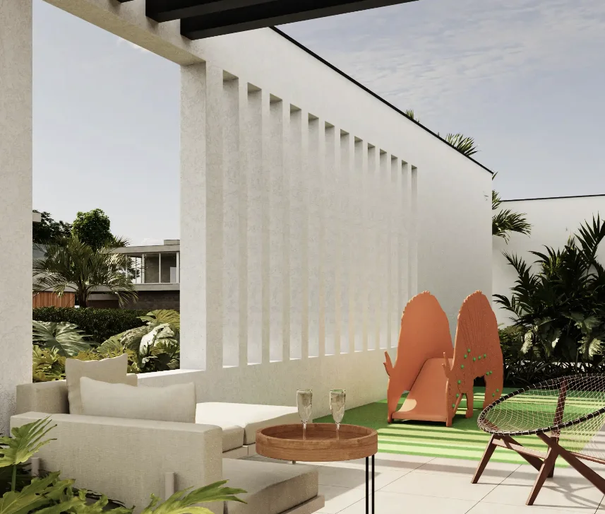 Arquitetura contemporânea do condomínio Vértice por Hype Studio